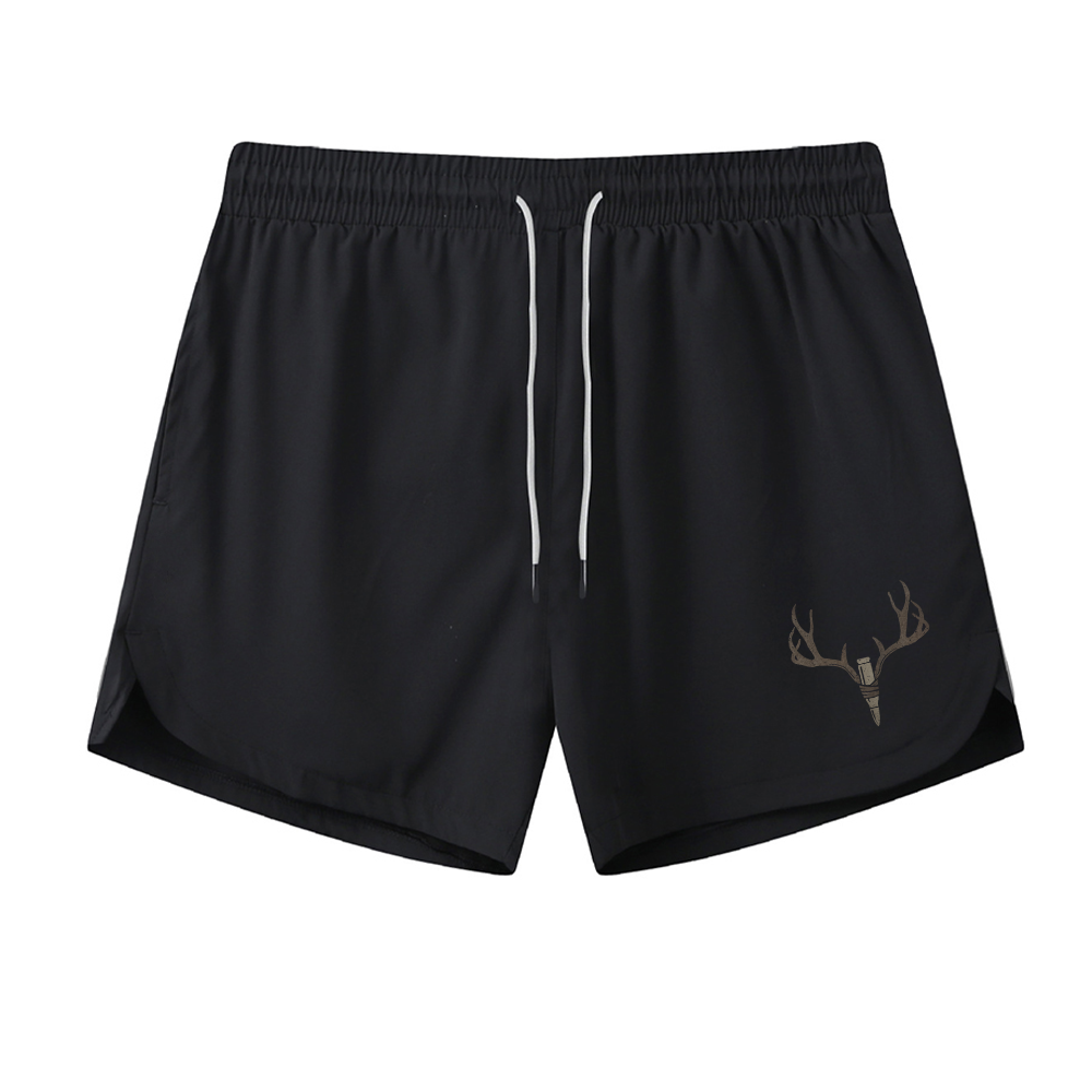 Hunt Hard Graphic Shorts