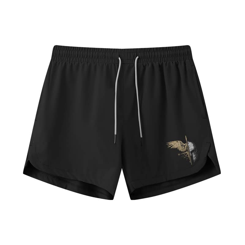 Spartan Warrior Wing Athletic Quick-Dry Shorts