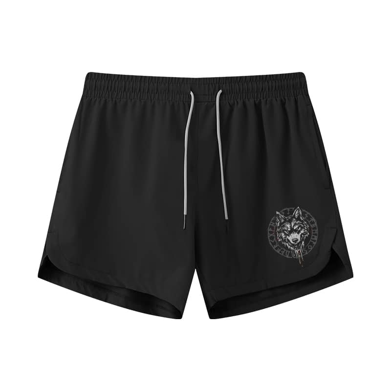 Norse Wolf Athletic Quick-Dry Shorts