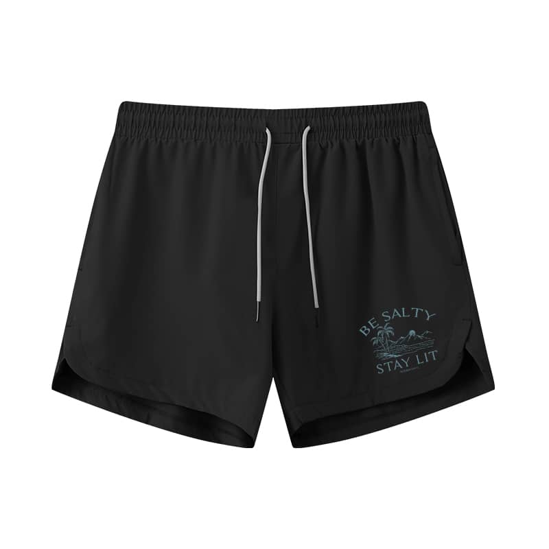 Be Salty Athletic Quick-Dry Shorts