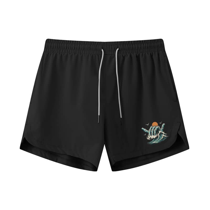 Bone Wave 5-Inch Quick-Dry Shorts