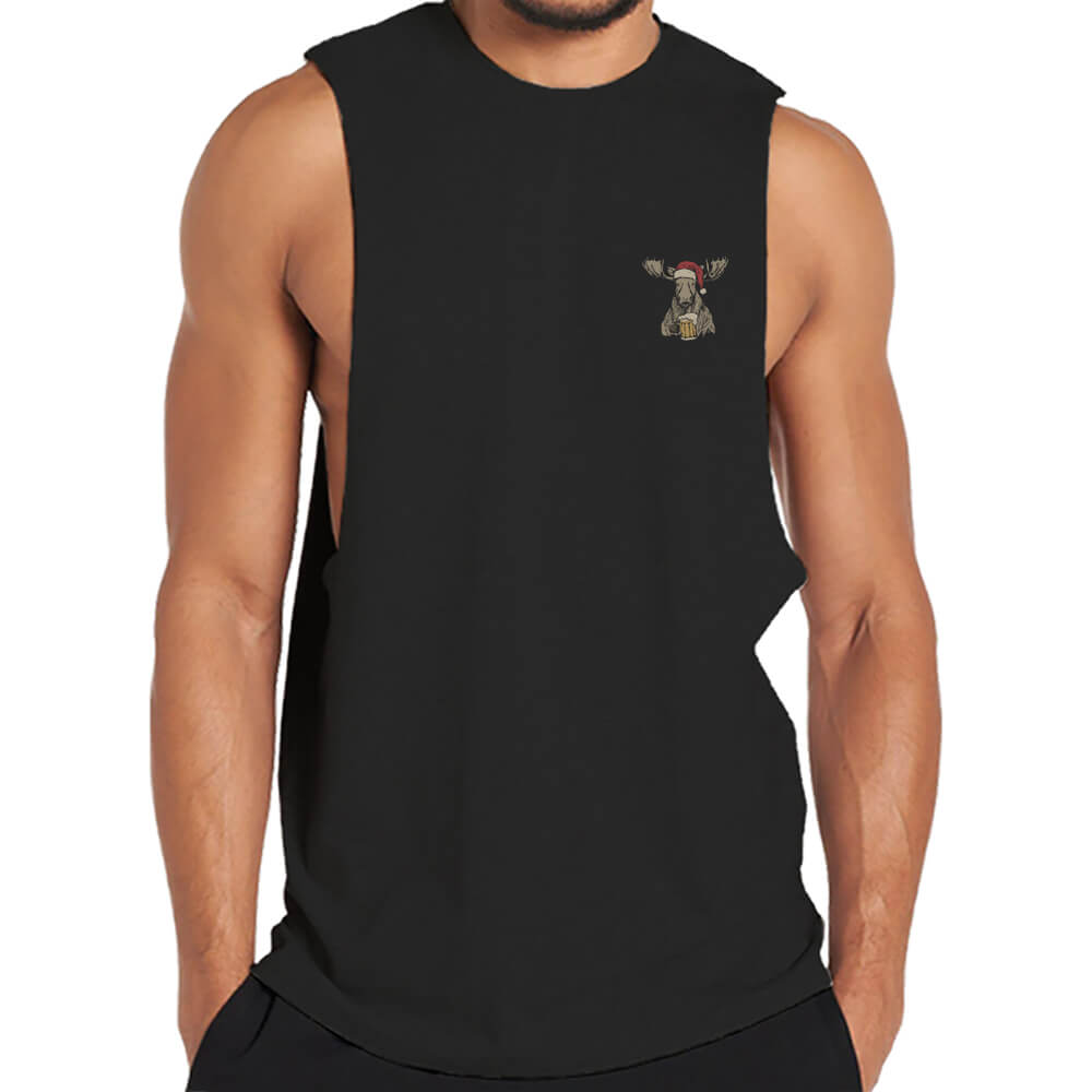 Moose-mas Y'all Tank Top