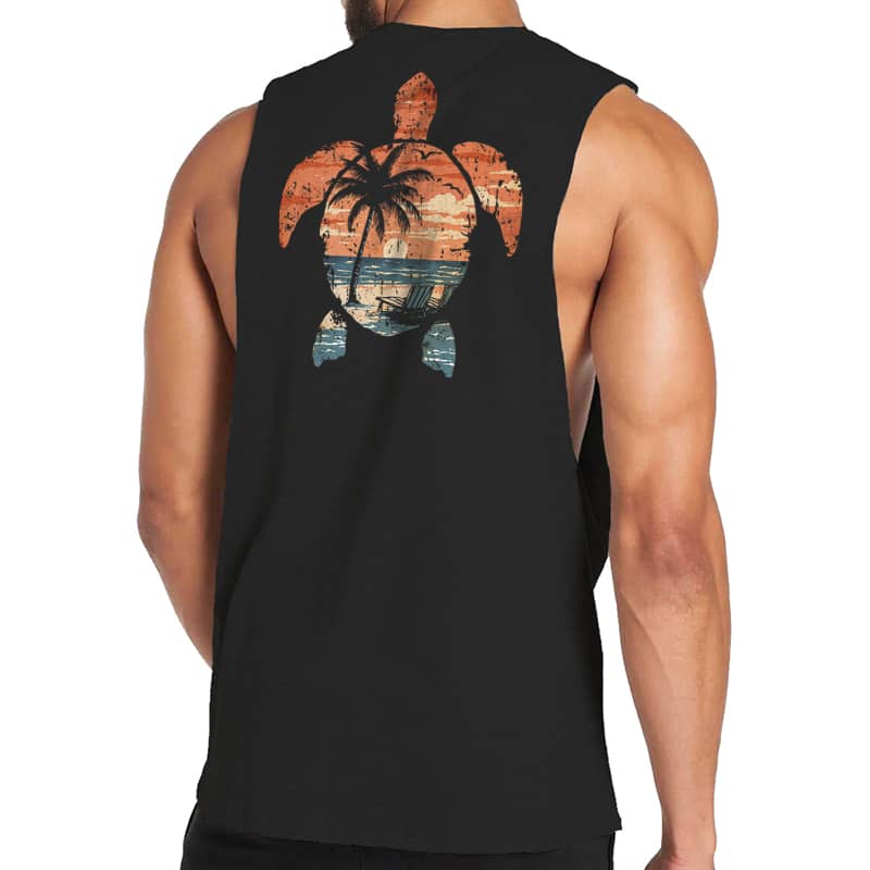 Colorful Turtle Tank Top