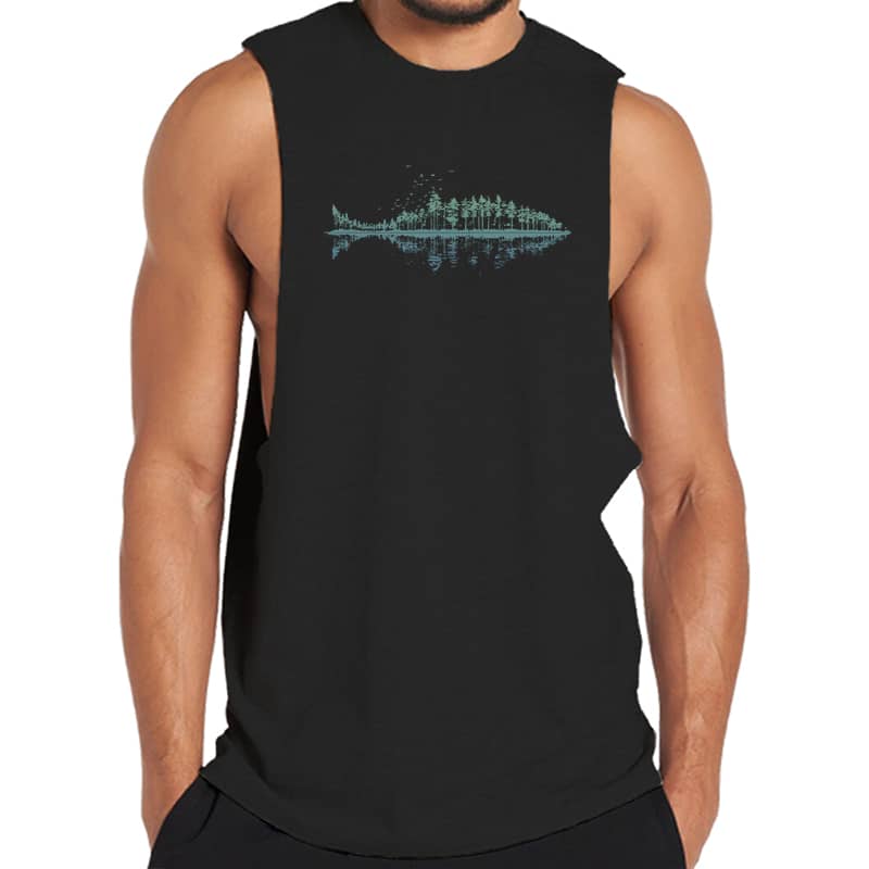 Fish Of The Forest Tank Top