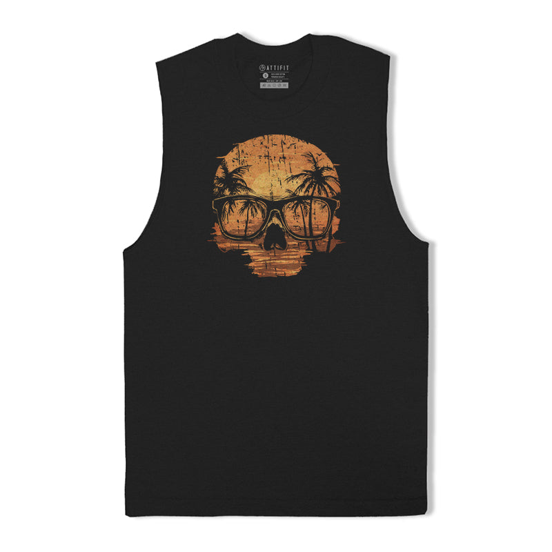 Skull Sunset Tank Top