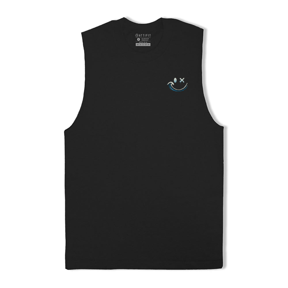 Smiley Wave Palm Tank Top