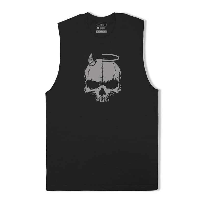 Devil Angel Skull Tank Top