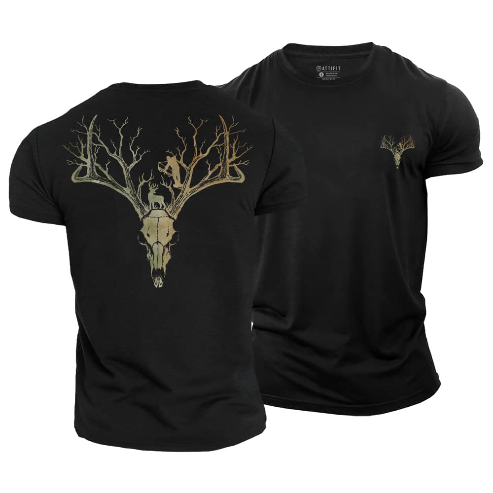 Hunt Deer Cotton T-Shirt