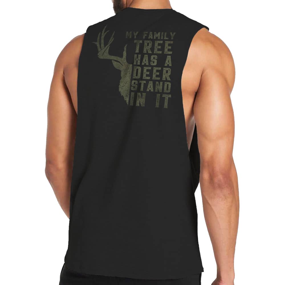 Family Tree Deer Stand Tank Top