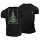 Pine Outline Cotton T-Shirt