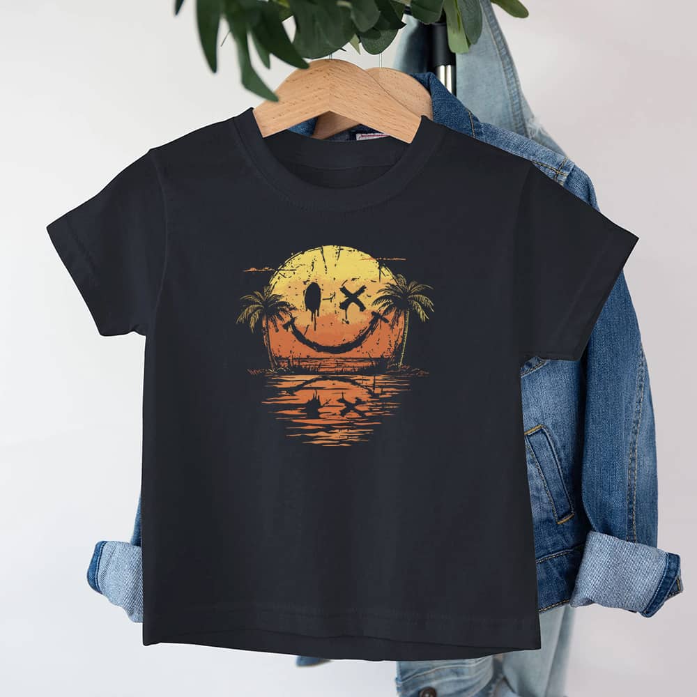Smiley Sea Youth Cotton T-Shirt