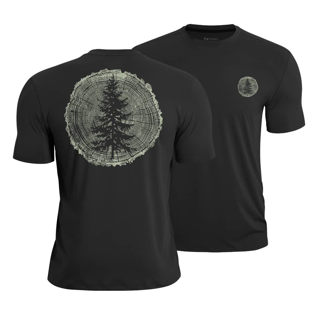 Pine Tree Ring Quick-Dry T-Shirt