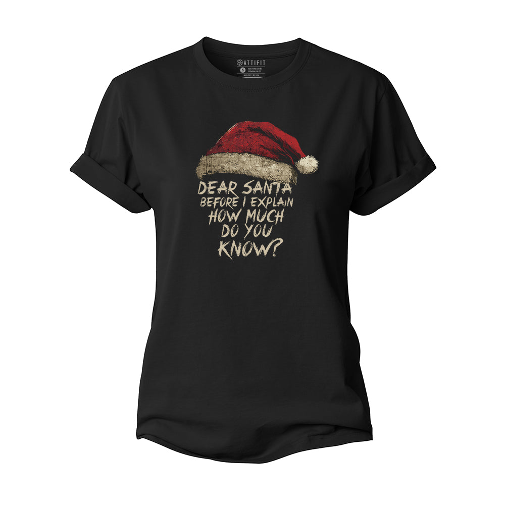 Dear Santa Women's Cotton T-Shirt