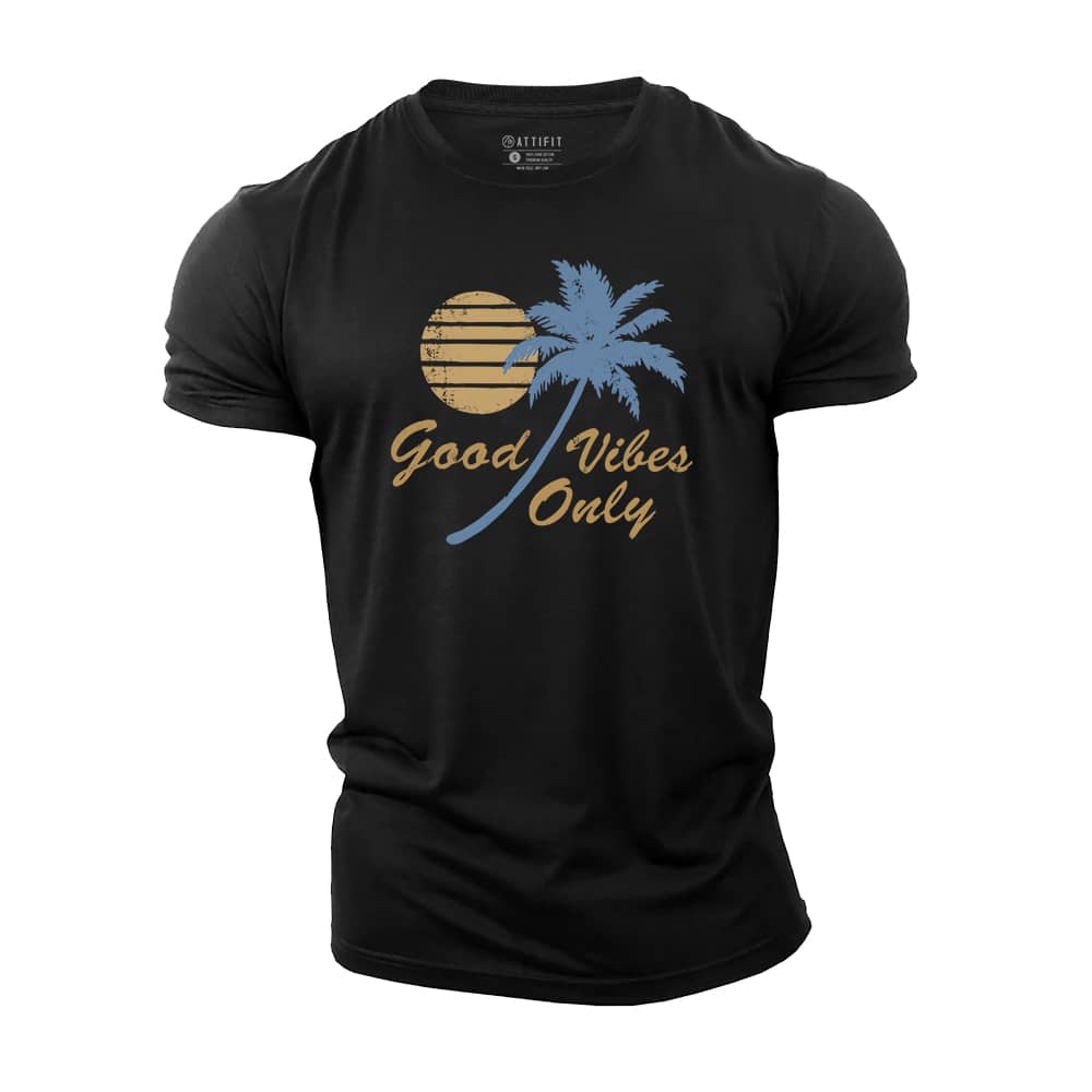 Good Vibes Only Cotton T-Shirt