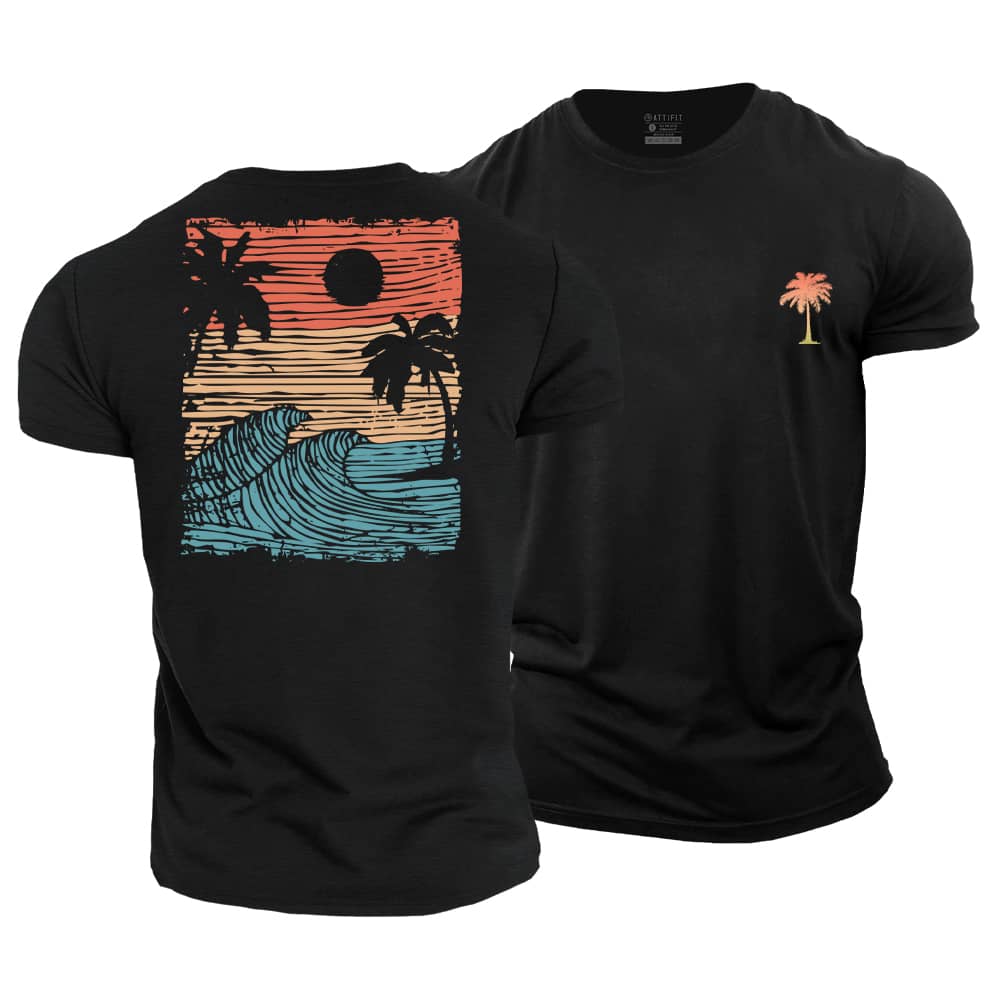 Sunset Break Cotton T-Shirt