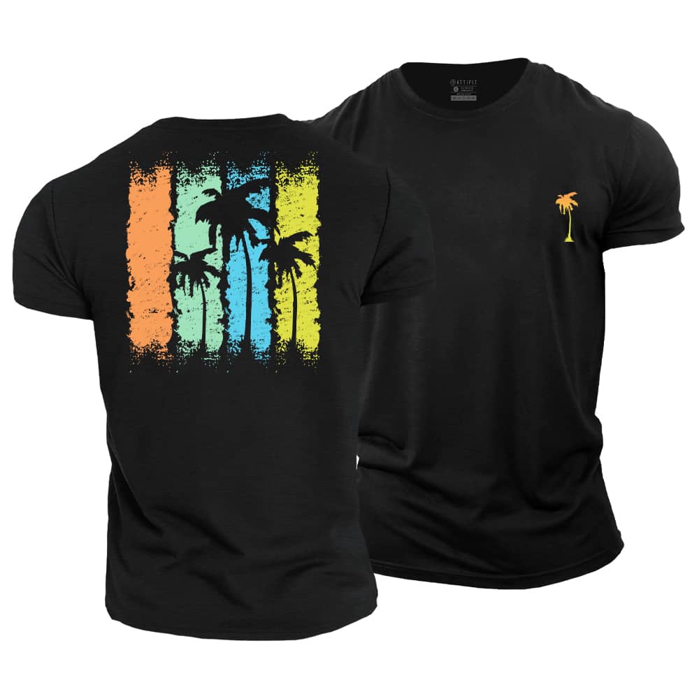 Island Blocks Cotton T-Shirt