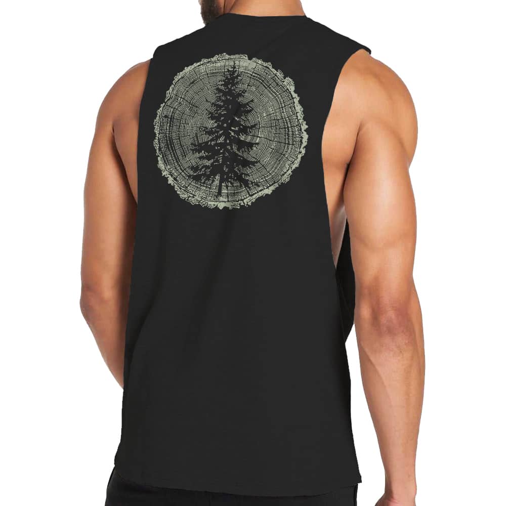 Pine Tree Ring Tank Top
