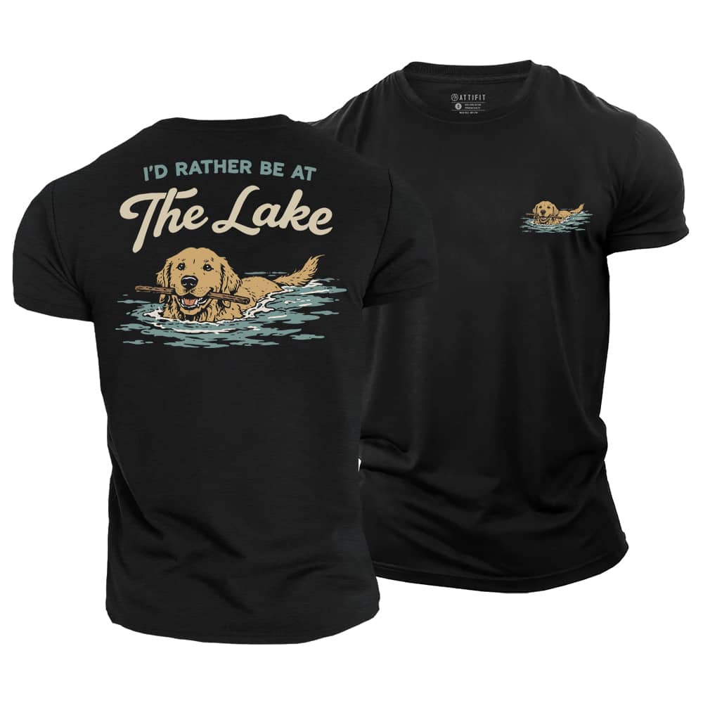 Rather At The Lake Cotton T-Shirt