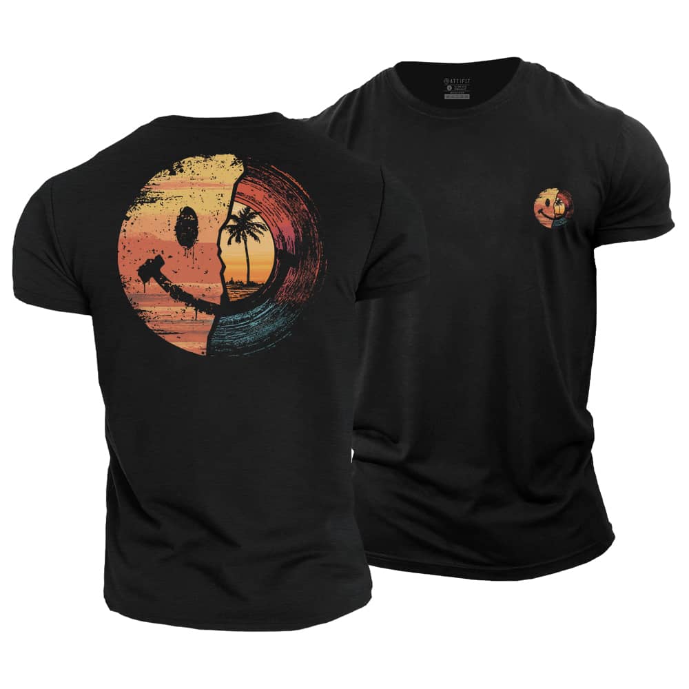 Smiley Sea Records Cotton T-Shirt