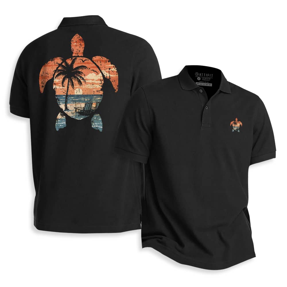 Happy Turtle Polo Shirt