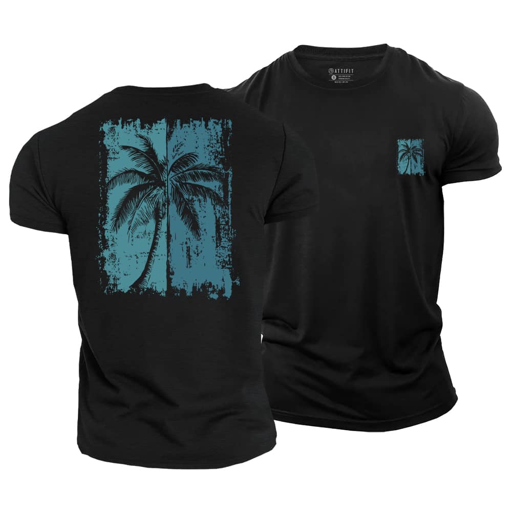 Palm Silhouette Cotton T-Shirt