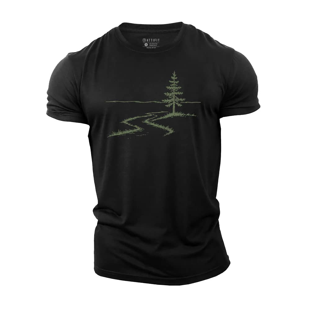 Simple Tree Cotton T-Shirt
