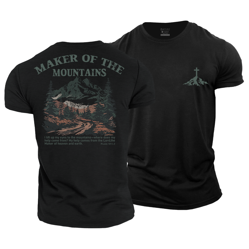Maker of The Mountains Cotton T-Shirt