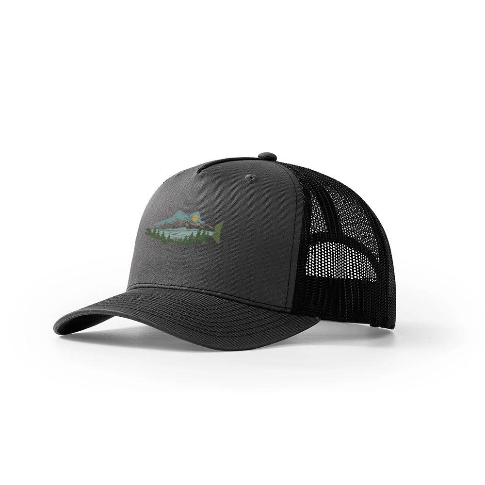 Scenic Fish Trucker Hat