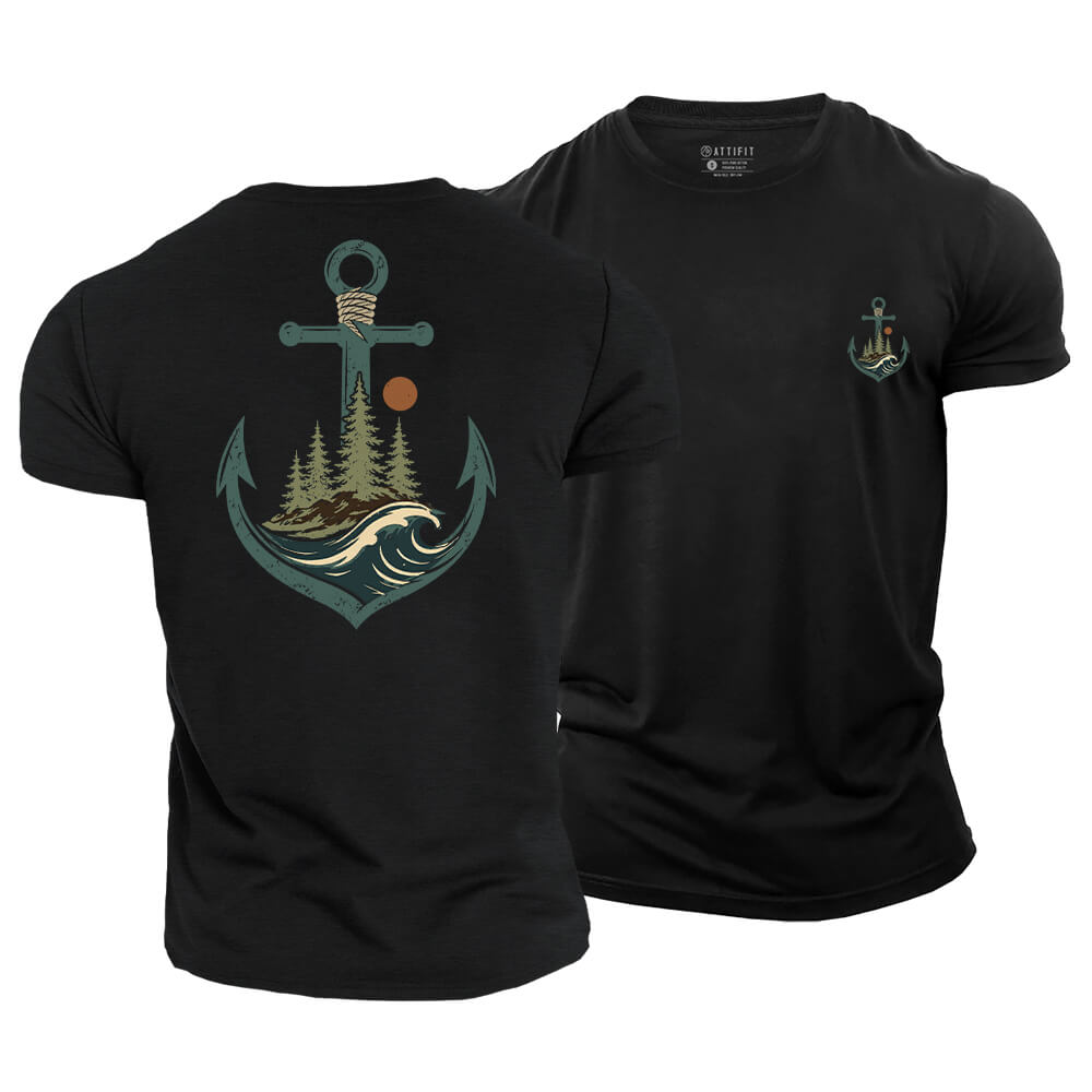 Anchor Forest Cotton T-Shirt