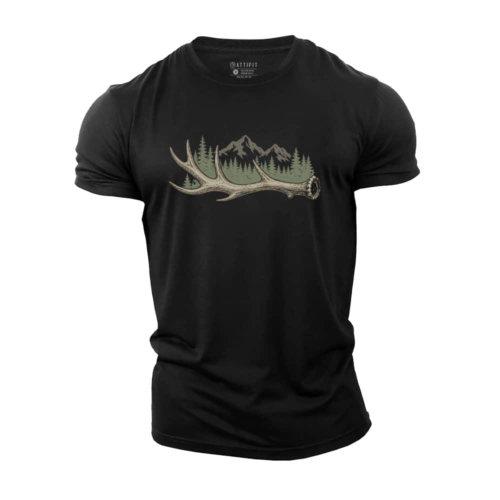 Timberline Antler Cotton T-Shirt