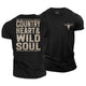 Country Heart Cotton T-Shirt