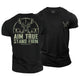 Aim True Stand Firm Cotton T-Shirt