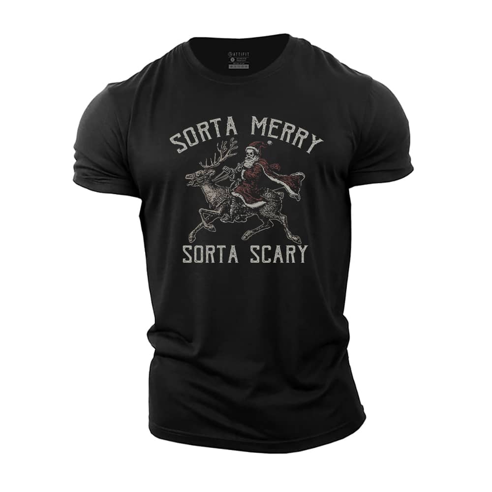 Merry And Scary Cotton T-Shirt