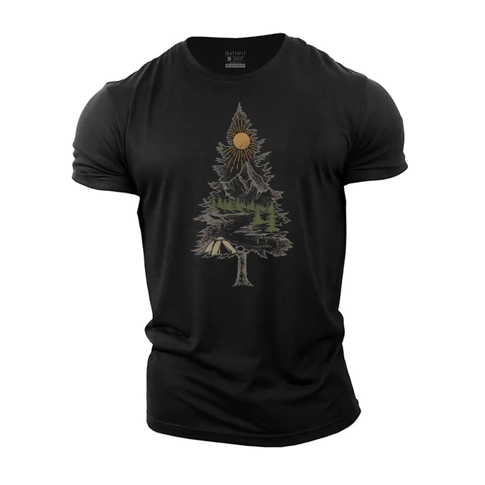 Tree View Cotton T-Shirt