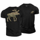Moose Forest Cotton T-Shirt