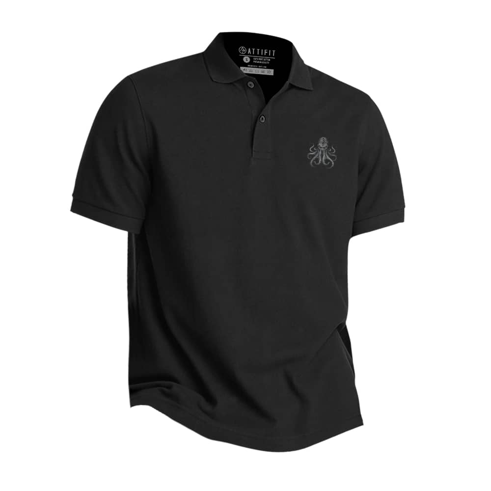 Viking Rune Octopus Polo Shirt