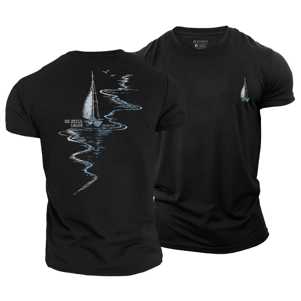He Still Leads Cotton T-Shirt