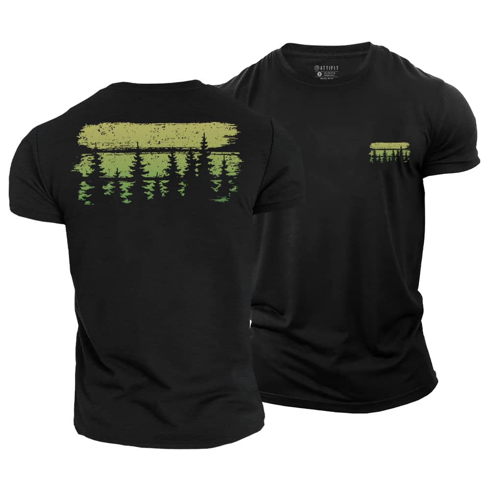 Green Forest Cotton T-Shirt