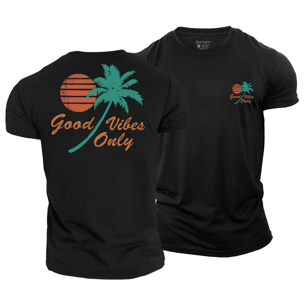 Good Vibes Only Cotton T-Shirt