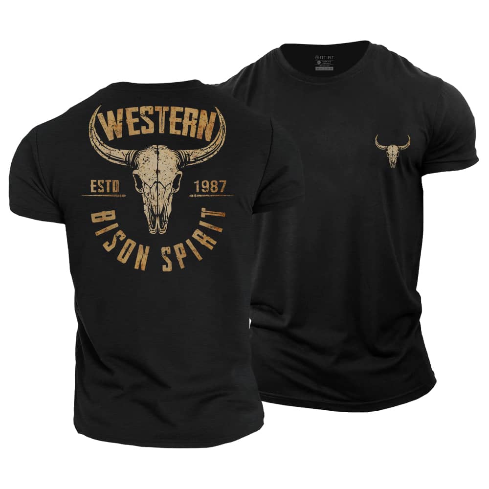 Bison Spirit Cotton T-Shirt