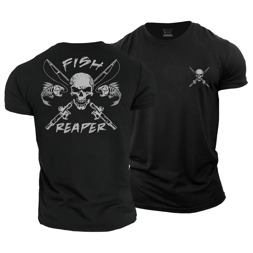 Fish Reaper Cotton T-Shirt