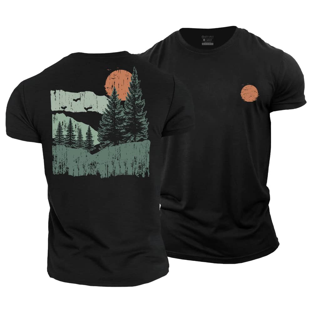 Mountain Dawn Cotton T-Shirt