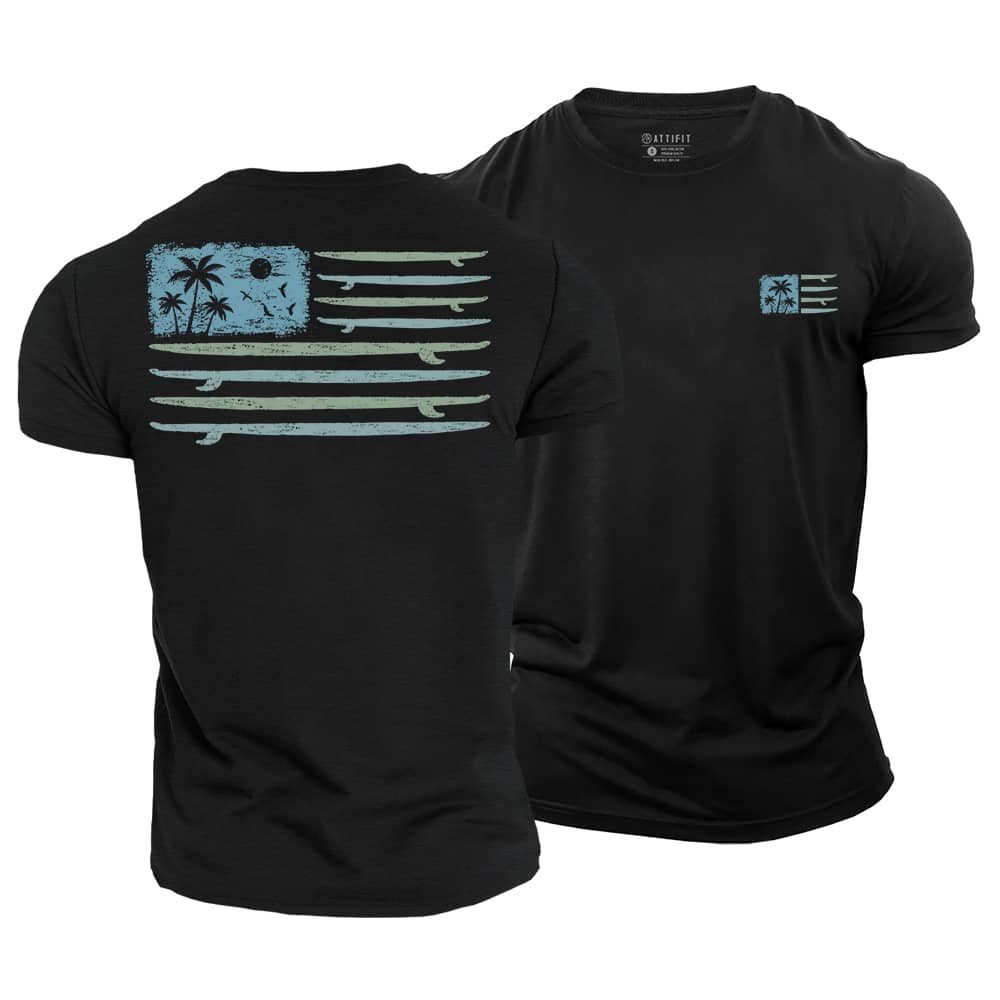 Surf Flag Cotton T-Shirt