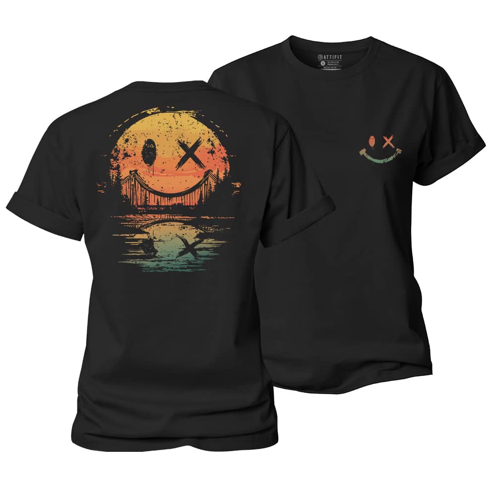 Smiley Lake Women's Cotton T-Shirt
