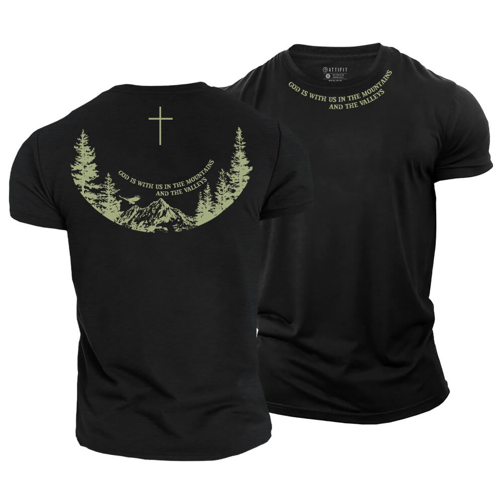 God Is With Us Cotton T-Shirt