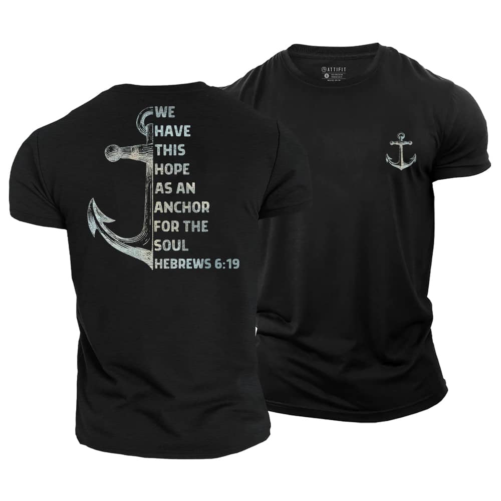 Hope As Anchor Cotton T-Shirt