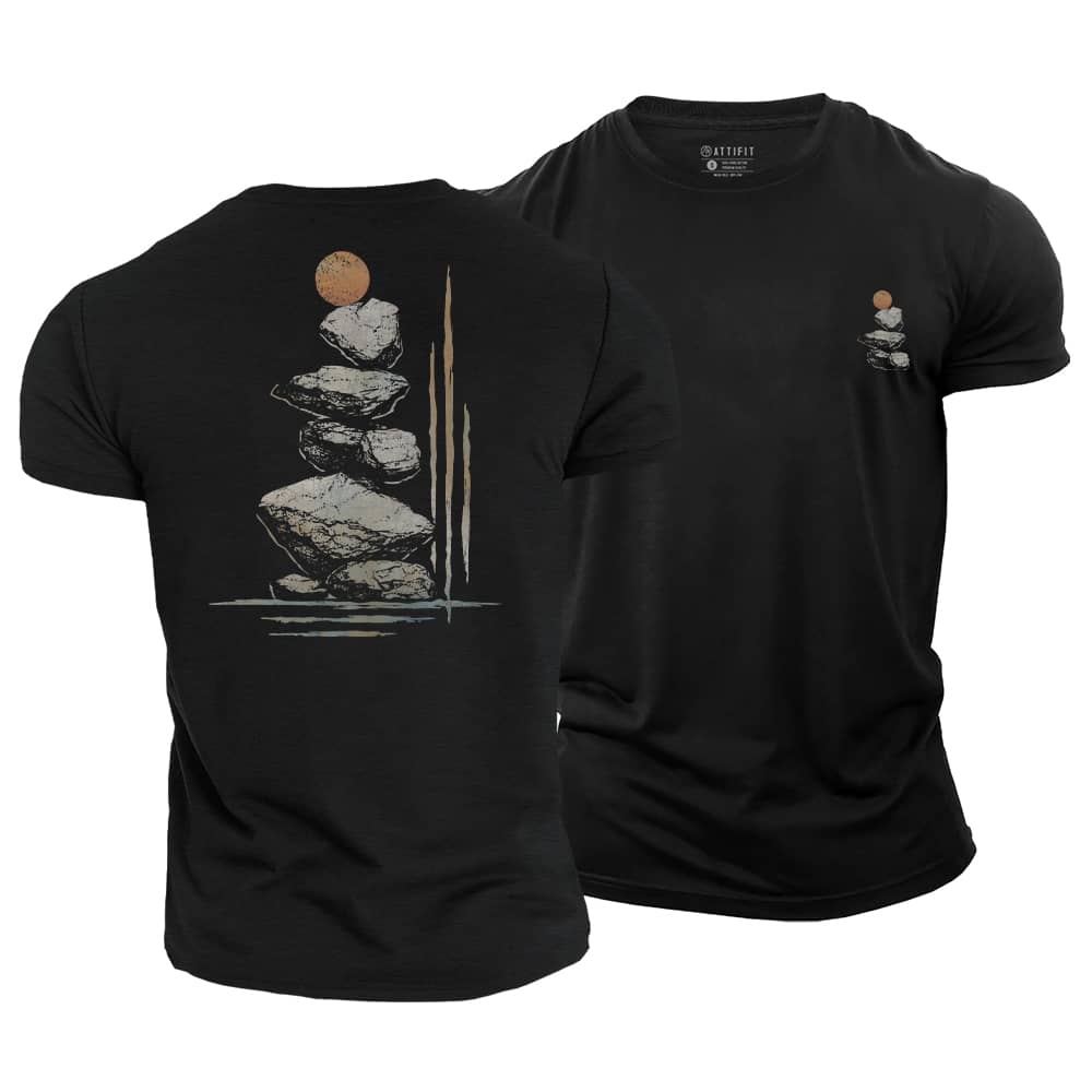 Stone Balance Cotton T-Shirt