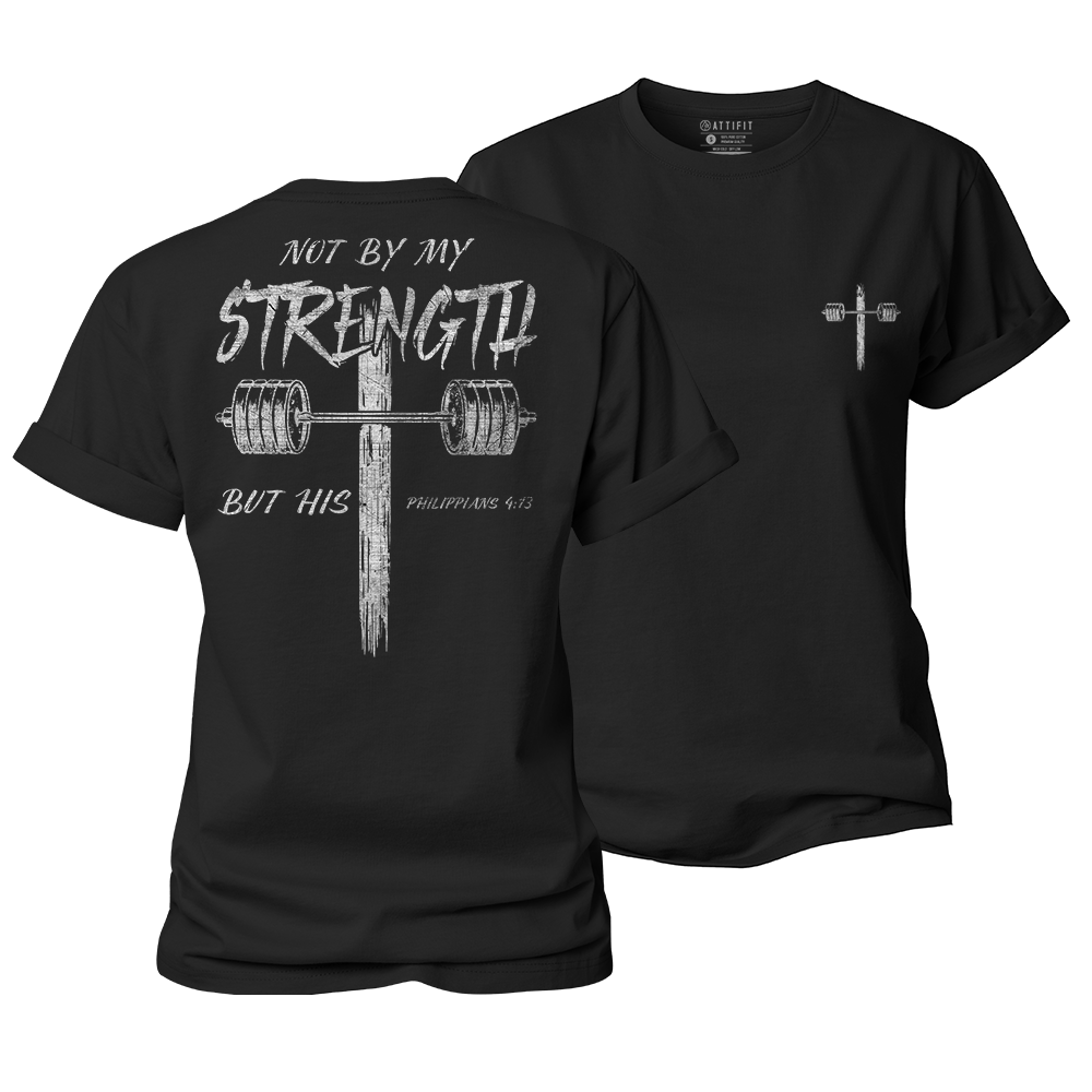 Not by My Strength but His Women's Cotton T-Shirt