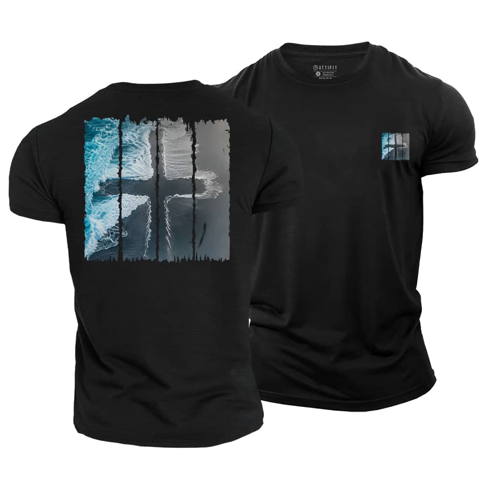 Tidal Divide Cotton T-Shirt
