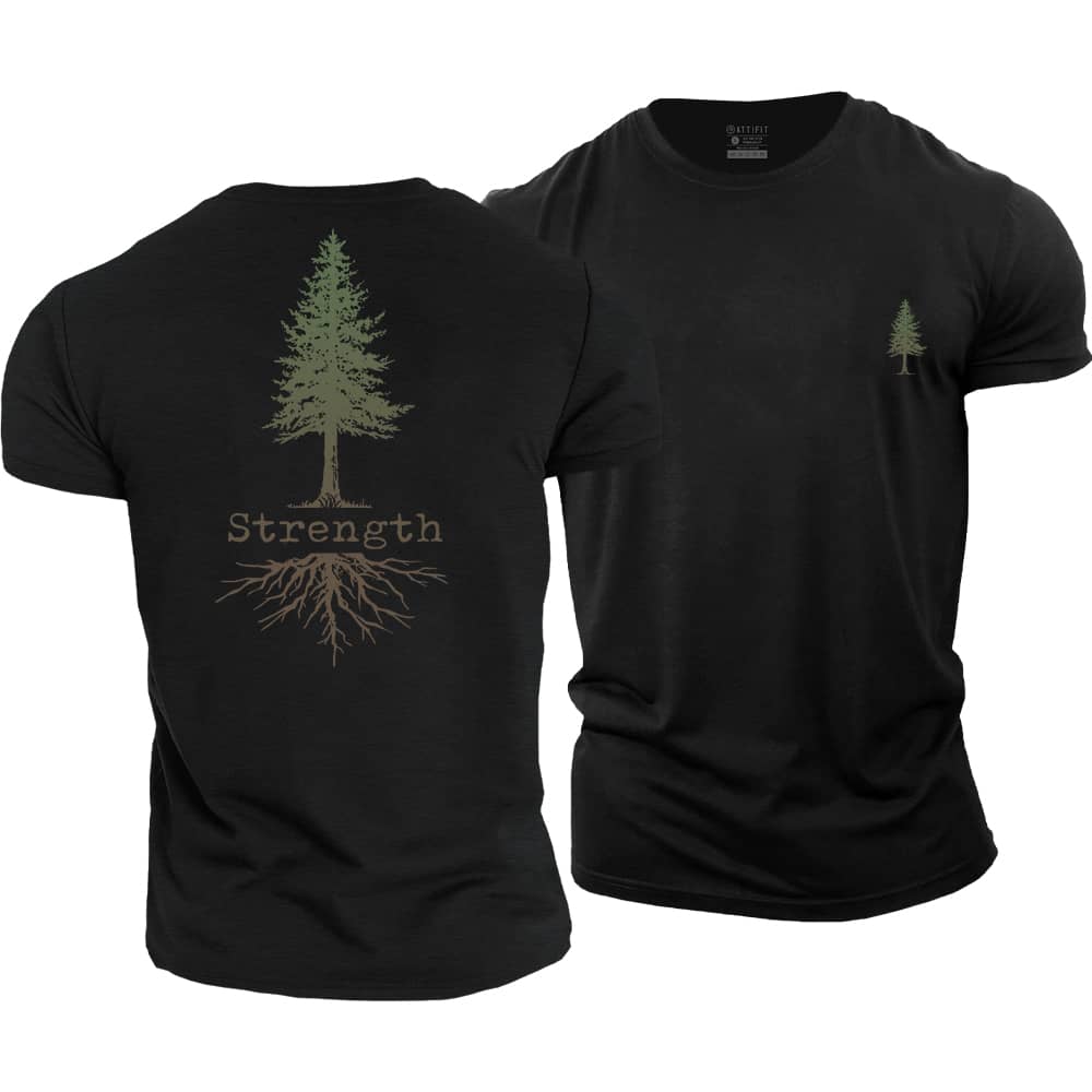 Tree Strength Cotton T-Shirt